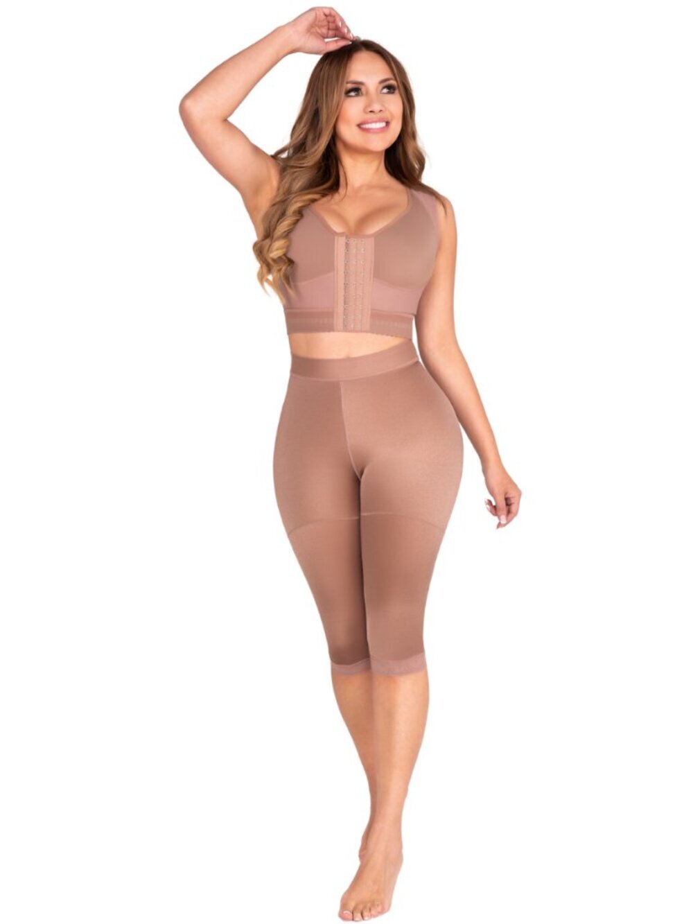 Shape Up Butt-Lifting Invisible Capri – 201337 - Moca